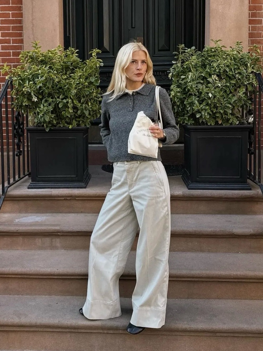 SPANX | SPANXsupersmooth™ Stretch Twill Wide Leg Pant ~ Small Petite